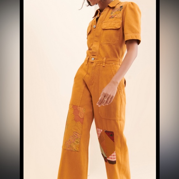 Carleen Pants - Carleen x Nuuly Miki Patchwork Coveralls